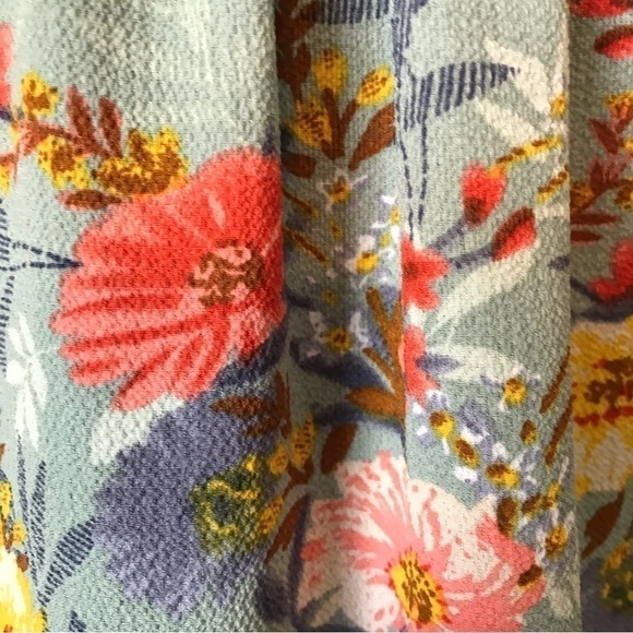 Papermoon floral sleeveless summer blouse top shirt. Women’s large. - Picture 3 of 10